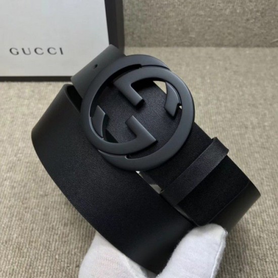 Replica Cintura in pelle con fibbia G doppia incisione 368186 Outlet Cintura in pelle con fibbia G doppia incisione 368186 imitazioni perfette