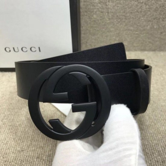 Replica Cintura in pelle con fibbia G doppia incisione 368186 Outlet Cintura in pelle con fibbia G doppia incisione 368186 imitazioni perfette
