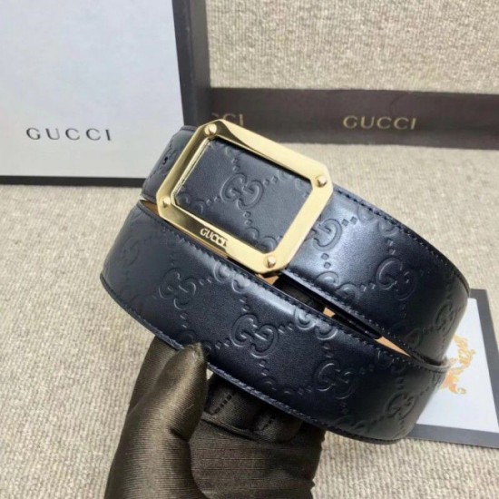 Replica Alta gamma Cintura in pelle Signature nera 403941 Outlet Alta gamma replica Cintura in pelle Signature nera 403941 imitazioni perfette