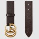 Replica Cintura in pelle con fibbia Double G marrone 406831 Outlet Cintura in pelle con fibbia Double G marrone 406831 imitazioni perfette