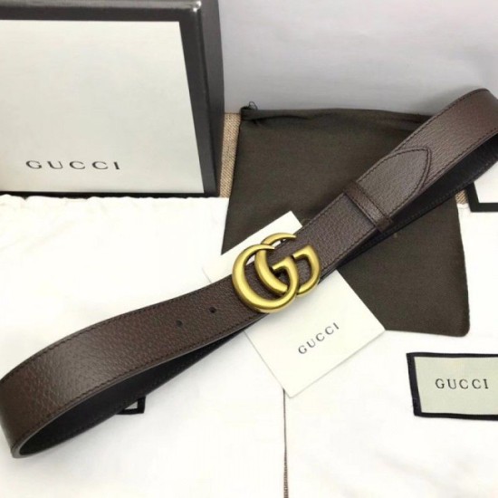 Replica Cintura in pelle con fibbia Double G marrone 406831 Outlet Cintura in pelle con fibbia Double G marrone 406831 imitazioni perfette