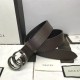 Replica Cintura in pelle con fibbia Double G marrone 406831 Outlet Cintura in pelle con fibbia Double G marrone 406831 imitazioni perfette