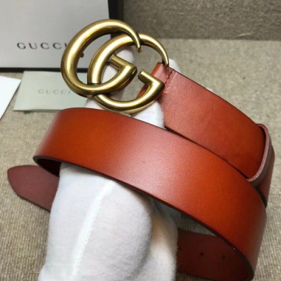 Replica Alta gamma Cintura in pelle con fibbia doppia G in pelle 406831 Outlet Alta gamma replica Cintura in pelle con fibbia doppia G in pelle 406831 imitazioni perfette