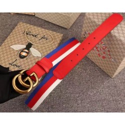 Replica Dettagli perfetti Cintura Sylvie Web con fibbia doppia G rossa 409416 Outlet Dettagli perfetti Cintura Sylvie Web con fibbia doppia G rossa 409416 imitazioni perfette