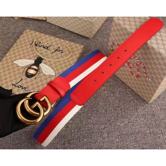 Replica Dettagli perfetti Cintura Sylvie Web con fibbia doppia G rossa 409416 Outlet Dettagli perfetti Cintura Sylvie Web con fibbia doppia G rossa 409416 imitazioni perfette