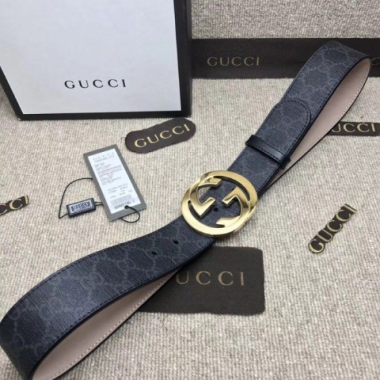 Replica Pari Cintura GG Supreme con fibbia G nera 411924 Outlet Pari replica Cintura GG Supreme con fibbia G nera 411924 imitazioni perfette