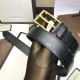 Cintura in pelle Signature nera 429028 imitazioni perfette