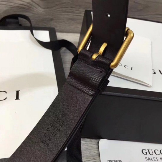 Replica Cintura in pelle con Kingsnake Black 434520 Outlet Cintura in pelle con Kingsnake Black 434520 imitazioni perfette