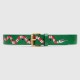 Cintura in pelle con Kingsnake Green 434520 imitazioni perfette