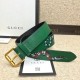 Cintura in pelle con Kingsnake Green 434520 imitazioni perfette