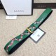 Cintura in pelle con Kingsnake Green 434520 imitazioni perfette