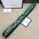 Cintura in pelle con Kingsnake Green 434520 imitazioni perfette