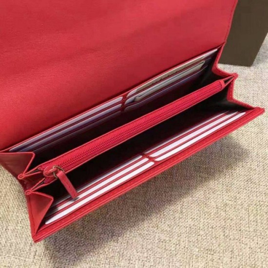 Portafoglio GG Marmont continental rosso 443436 imitazioni perfette