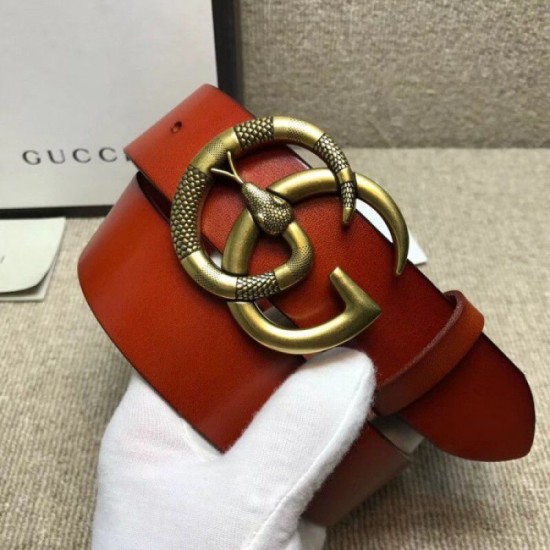Replica Borsa Cintura in pelle con fibbia Double G con cinturino in serpente 458949 Outlet replica Cintura in pelle con fibbia Double G con cinturino in serpente 458949 imitazioni perfette