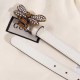 Replica Cintura in pelle Queen Margaret bianca 476452 Outlet Cintura in pelle Queen Margaret bianca 476452 imitazioni perfette
