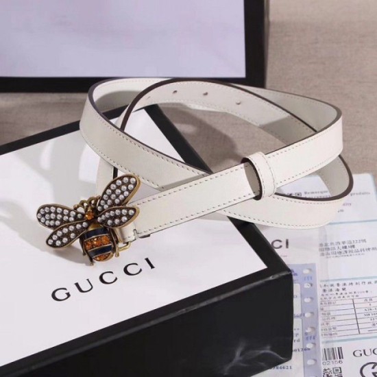 Replica Cintura in pelle Queen Margaret bianca 476452 Outlet Cintura in pelle Queen Margaret bianca 476452 imitazioni perfette