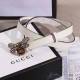 Replica Cintura in pelle Queen Margaret bianca 476452 Outlet Cintura in pelle Queen Margaret bianca 476452 imitazioni perfette