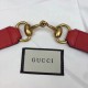 Replica Cintura in pelle con morsetto rosso 488939 Outlet Cintura in pelle con morsetto rosso 488939 imitazioni perfette