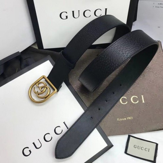 Replica Cintura in pelle con cintura Double G incorniciata 495128 Outlet Cintura in pelle con cintura Double G incorniciata 495128 imitazioni perfette