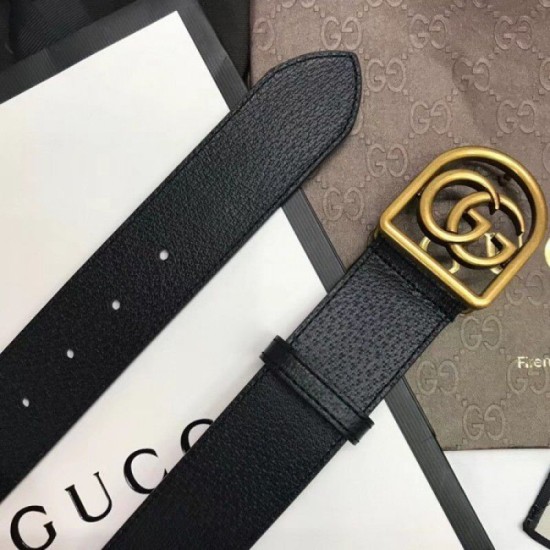 Replica Cintura in pelle con cintura Double G incorniciata 495128 Outlet Cintura in pelle con cintura Double G incorniciata 495128 imitazioni perfette