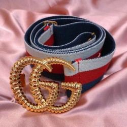 Cintura elastica Web con fibbia Torchon Double G 524101 Cintura elastica Web con fibbia Torchon Double G 524101