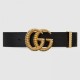 Replica Cintura in pelle con fibbia Torchon Double G nera 524105 Outlet Cintura in pelle con fibbia Torchon Double G nera 524105 imitazioni perfette