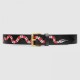 Replica Cintura in pelle con Kingsnake Black 434520 Outlet Cintura in pelle con Kingsnake Black 434520 imitazioni perfette