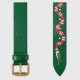 Cintura in pelle con Kingsnake Green 434520 imitazioni perfette