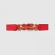 Replica Cintura in pelle con morsetto rosso 488939 Outlet Cintura in pelle con morsetto rosso 488939 imitazioni perfette