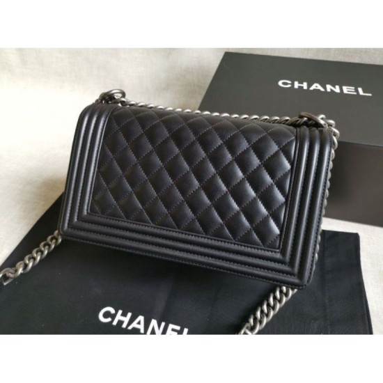 Replica Boy Classica Flap Bag A67086 Nero Argento Hardware Outlet Boy Classica Flap Bag A67086 Nero Argento Hardware imitazioni perfette