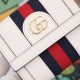 Alta gamma replica Dettagli perfetti Ophidia GG Wallet 523174 Bianco imitazioni perfette