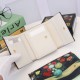 Alta gamma replica Dettagli perfetti Ophidia GG Wallet 523174 Bianco imitazioni perfette