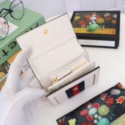 Dettagli perfetti Ophidia GG Wallet 523174 Bianco Dettagli perfetti Ophidia GG Wallet 523174 Bianco