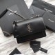 Replica Borsa YSL Saint Laurent Medium Sunset liscia nera argento Outlet Borsa YSL Saint Laurent Medium Sunset liscia nera argento imitazioni perfette