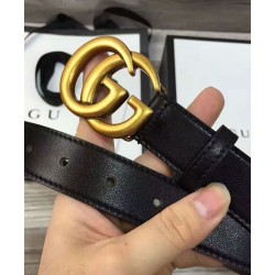 Qualità da grande Cinture con fibbia a doppia G Nero Qualità da grande Cinture con fibbia a doppia G Nero