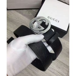 Cinture Cuoio Signature in cuoio Nero Argento Nero Cinture Cuoio Signature in cuoio Nero Argento Nero