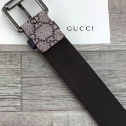 Riproduzione Fedele Cinture serpente stampa GG Suprema Caffè imitazioni Replica Alta Qualità Cinture serpente stampa GG Suprema Caffè