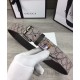 Replica Alta Qualità Dettagli perfetti Tiger stampa GG Supreme cintura Caffè