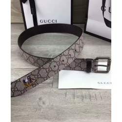 Dettagli perfetti Tiger stampa GG Supreme cintura Caffè Dettagli perfetti Tiger stampa GG Supreme cintura Caffè