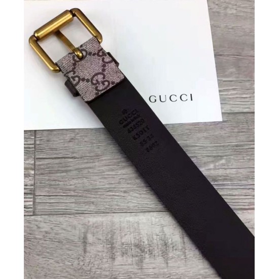 Riproduzione Fedele replica Tiger stampa GG Supreme cintura Caffè imitazioni Replica Alta Qualità Tiger stampa GG Supreme cintura Caffè