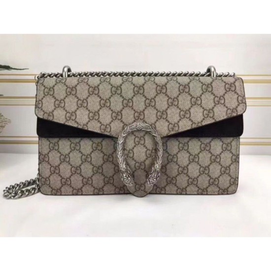 Dionysus GG Supreme borsa a tracolla 400249 Nero Dionysus GG Supreme borsa a tracolla 400249 Nero