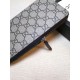 Pari Cat Stampa GG Supreme Zip intorno al portafoglio 451273 Pari Cat Stampa GG Supreme Zip intorno al portafoglio 451273