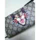Pari Cat Stampa GG Supreme Zip intorno al portafoglio 451273 Pari Cat Stampa GG Supreme Zip intorno al portafoglio 451273
