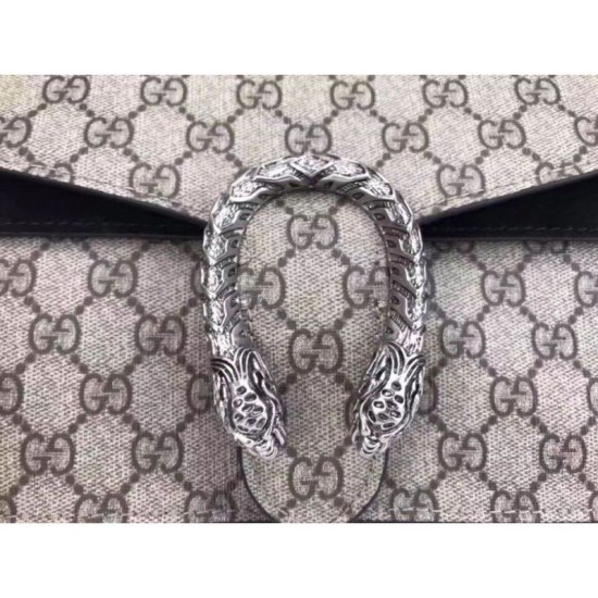 Dionysus GG Supreme borsa a tracolla 400249 Nero Dionysus GG Supreme borsa a tracolla 400249 Nero