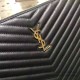 Riproduzione Fedele Pochette Saint Laurent nera con hardware oro imitazioni Replica Alta Qualità Pochette Saint Laurent nera con hardware oro