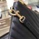 Riproduzione Fedele Pochette Saint Laurent nera con hardware oro imitazioni Replica Alta Qualità Pochette Saint Laurent nera con hardware oro