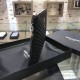 Riproduzione Fedele Dettagli perfetti Pochette Saint Laurent nera con hardware argento imitazioni Replica Alta Qualità Dettagli perfetti Pochette Saint Laurent nera con hardware argento