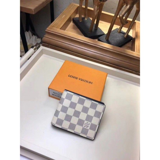 Riproduzione Fedele Alta gamma replica Multiple Wallet Damier Coastline N60121 imitazioni Replica Alta Qualità Alta gamma Multiple Wallet Damier Coastline N60121