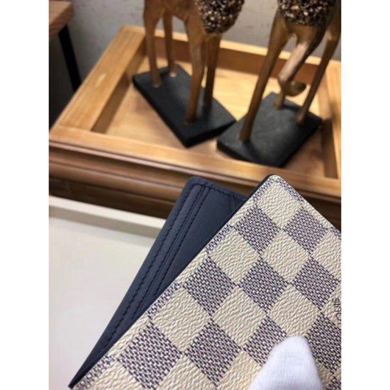 Riproduzione Fedele Alta gamma replica Multiple Wallet Damier Coastline N60121 imitazioni Replica Alta Qualità Alta gamma Multiple Wallet Damier Coastline N60121