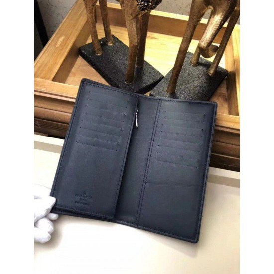 Riproduzione Fedele Dettagli perfetti Portafoglio Brazza Damier Coastline N63506 imitazioni Replica Alta Qualità Dettagli perfetti Portafoglio Brazza Damier Coastline N63506